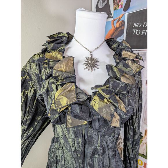 Stunning Mixed Media Y2k Top - Picture 2 of 10